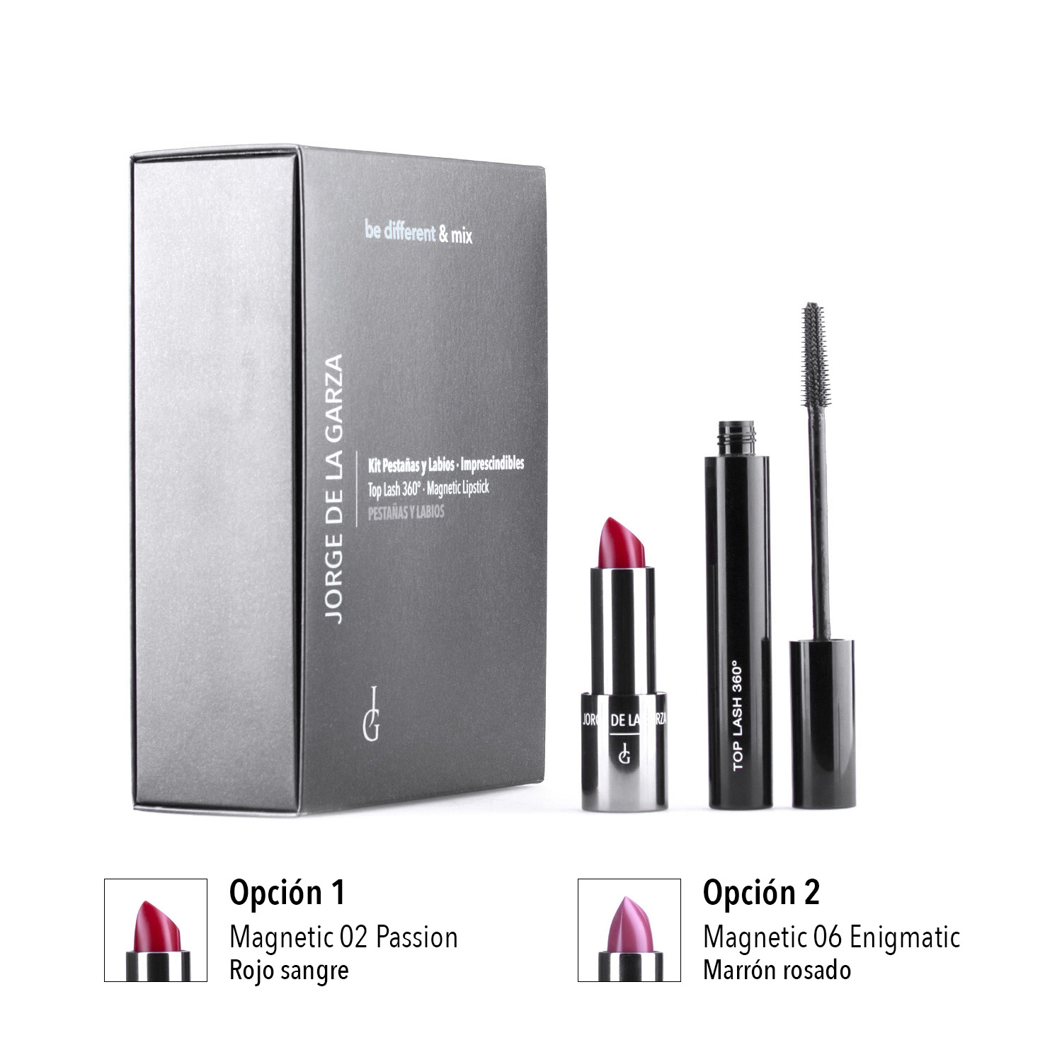 kit imprescindibles - top lash + magnetic lipstick
