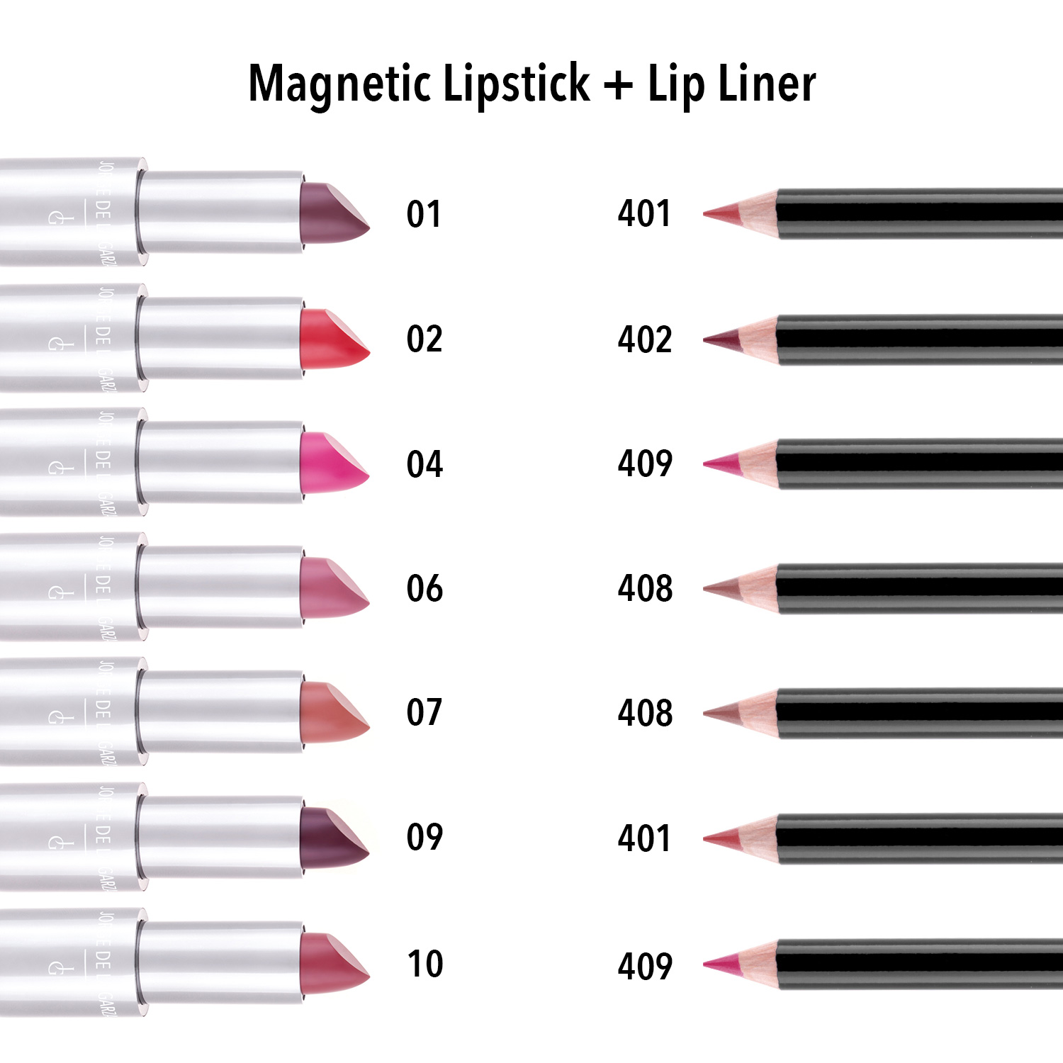 Combinar perfilador con barra de labios magnetic lipstick